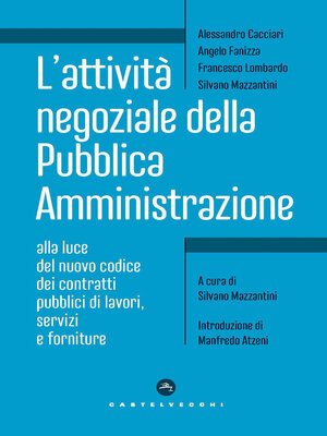 cover image of Attività negoziale nella pubblica amministrazione